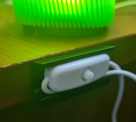 led lámpara 001 cambiar interruptor soporte by árbol cohete 3d print model - Mito3D