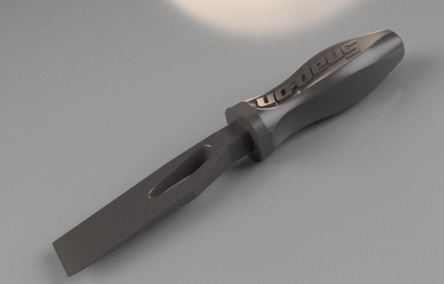 genuine uc-deus tool handle by one man trail scraper 3d print model - Mito3D