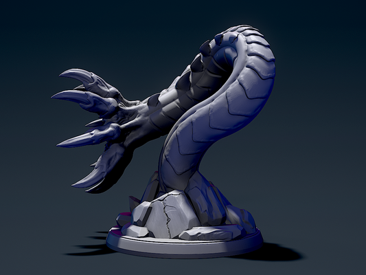 gaint worm by minishev 3d print model - Mito3D