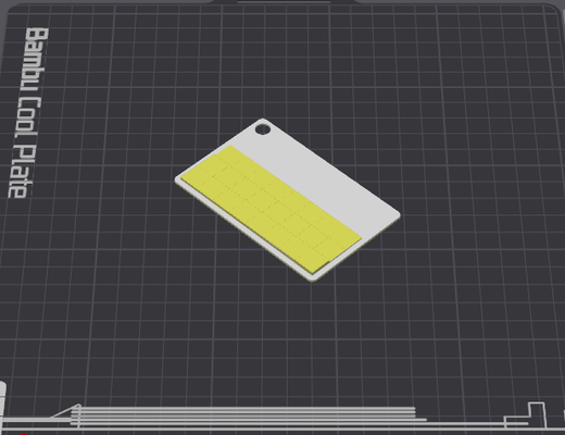 transmisividad muestra tela tarjeta by lookz forja sombreros 3d print model - Mito3D
