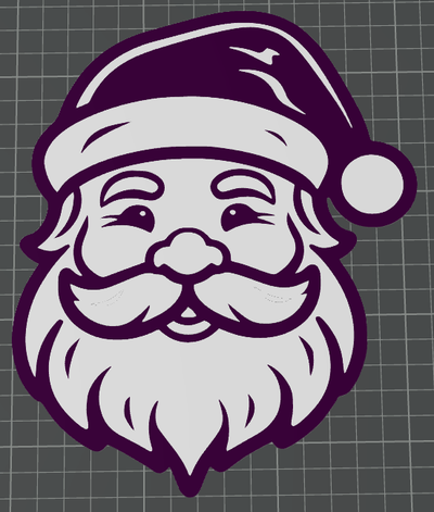 santa claus - ams ready by ben christmas giveaway merry 3d print model - Mito3D