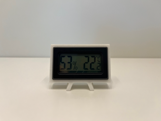 hygrometer stand by eifel3druck thermometer hygrometerholder hygrometermount hygrometerstand hygrometerbracket thermometermount thermometerholder thermometerstand digitalhygrometer digitalthermometer 3d print model - Mito3D