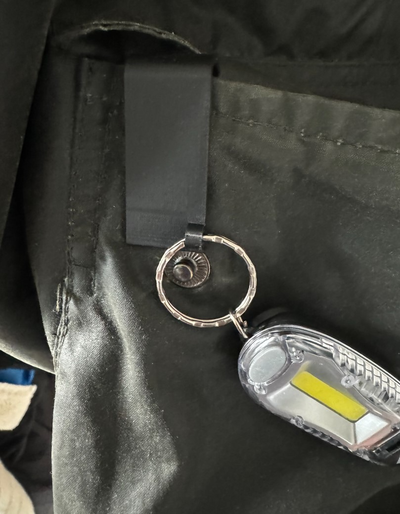 riflettore or portachiavi clip by nick ahlbin giacca chiave catena 3d print model - Mito3D