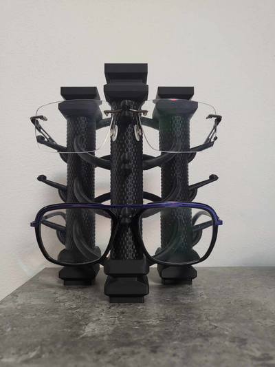 óculos ficar pé by fácil 3d limiar vidro porta copos 3d print model - Mito3D