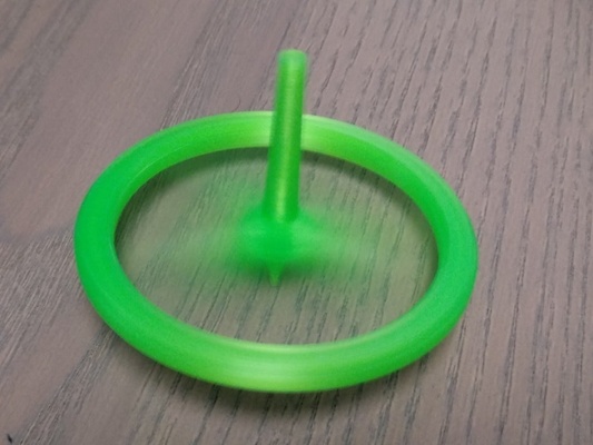 spinnen gyroskop three part be gebaut kleben by schuetzi99 spielzeug tischplatte mercedes thingiverse unterstützung spinningtop kreisel snapin logo 3d print model - Mito3D