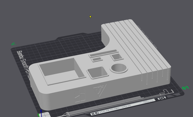 desktop costruire piatto caddy v2 by smoking titolare supporto x1c p1p p1s 3d print model - Mito3D