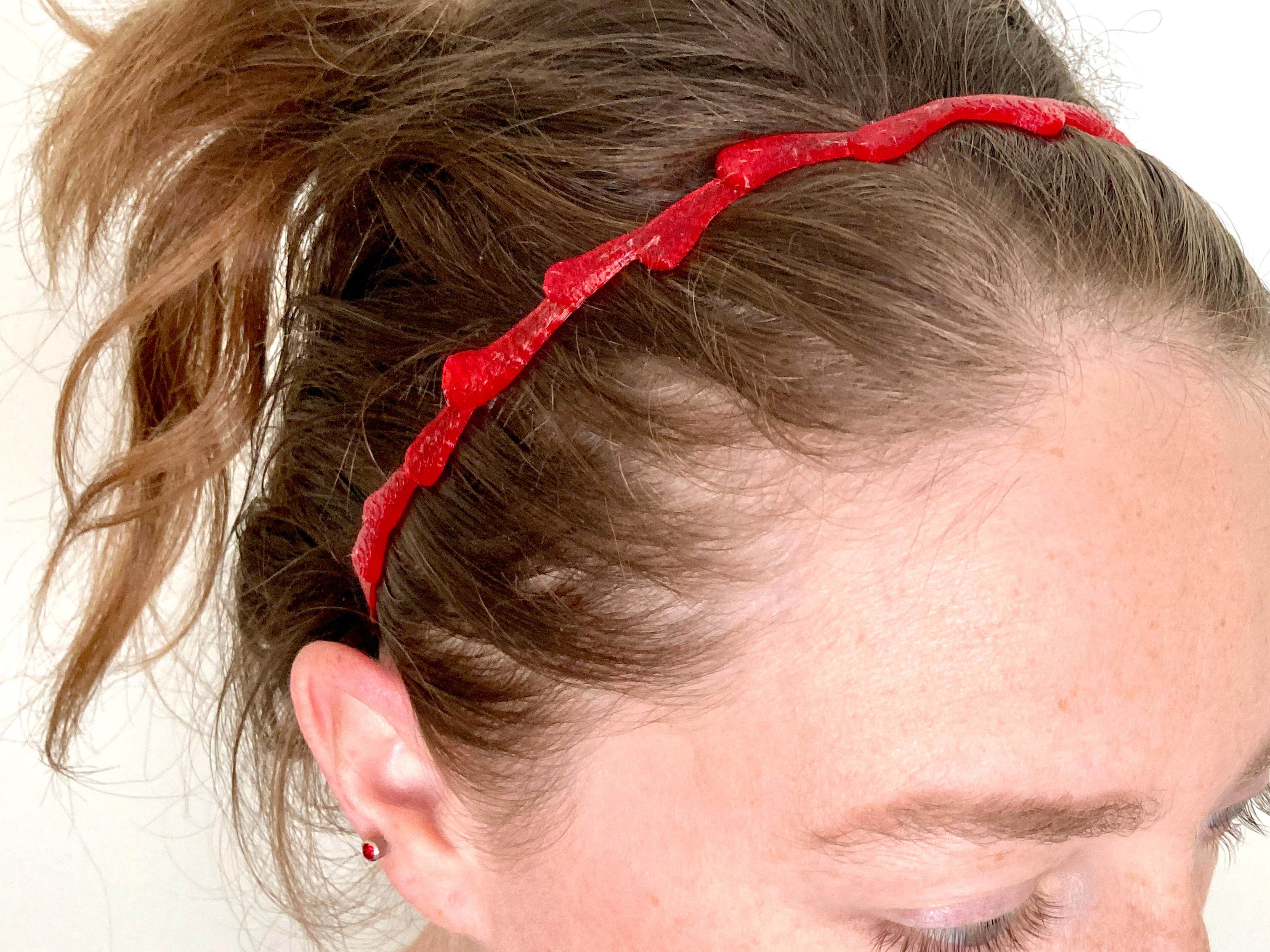 bloody drip headband by penolopybulnick halloween fashion accessory tinkercad instructables 3D print model - Mito3D