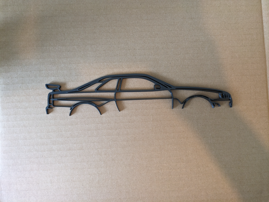 nissan skyline r34 silhouette by cruse2382 3d print model - Mito3D