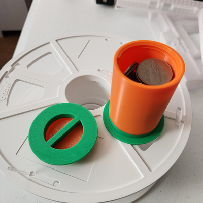 spool hole weight case 445mm by ygpark bobbin 3d print model - Mito3D
