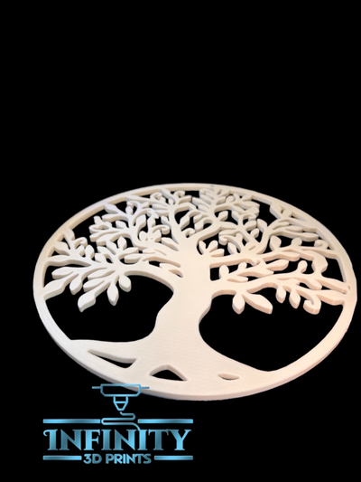 albero of vita parete appendiabiti by infinito 3d stampe 2d arte radici 3d print model - Mito3D