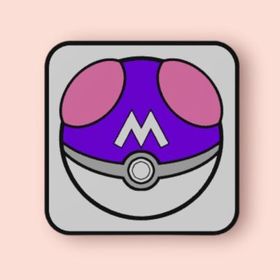 pokemon - masterball lightbox by love prints master ball pokemongo pokeball pokemonred pokemonblue pokemongreen 3d print model - Mito3D