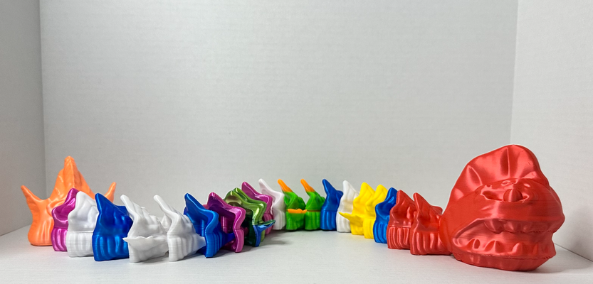 kevin build an eel by relicsempire flexi flexible toy 3d print model - Mito3D
