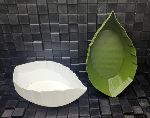 kül yaprak çanak vazo mod yeniden karıştırılmış by üçlü atölye dekorasyon fincan organizatör dekor sarmal depolama şekil tabak vazolar spiral ağaç oda tatil doğa mevsimlik yapraklar yaşayan doğal mevsim vazemodeprinting 3d print model - Mito3D