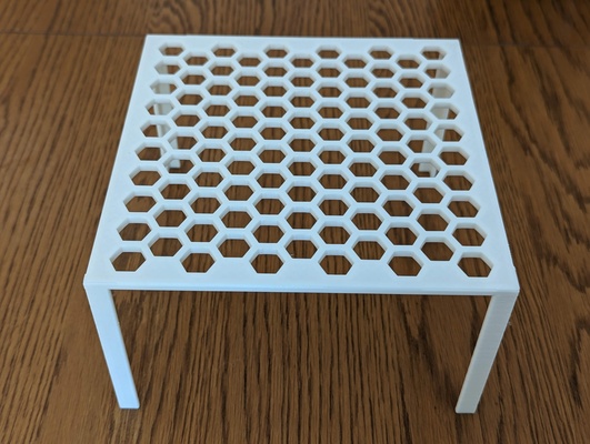 parametric honeycomb shelf remixed by francad 3d print model - Mito3D