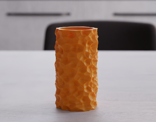 voronoi silindir vazo by jwalker55 vazemode dekor 3d print model - Mito3D