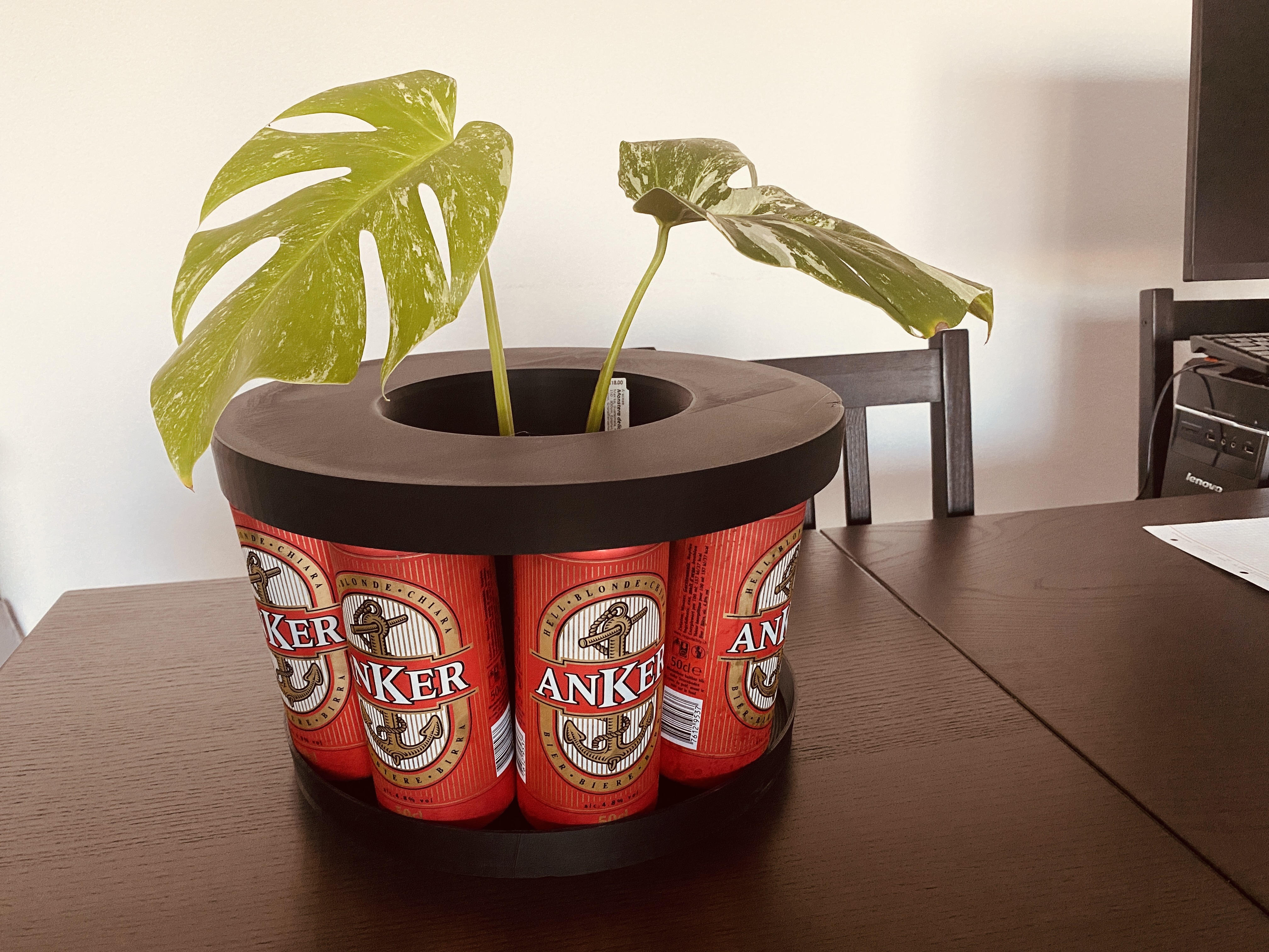 bière pot by nihilu2 planteur plante 3D print model - Mito3D