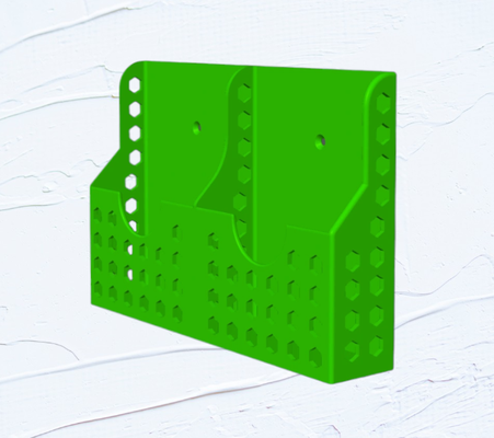 belge duvar binmek evrensel by ekzoteknik kulp destek kağıt 3d print model - Mito3D
