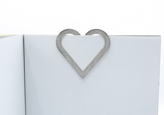 heart bookmark tag by exotech book bookcase bookend bookends bookendstop mark tab viral bambu mark5 stop scool school education high 3d print model - Mito3D
