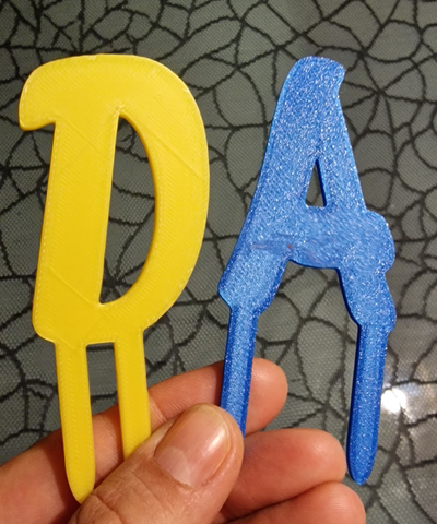 letras para tartas letter by darvil66 tarta happy birthday 3d print model - Mito3D