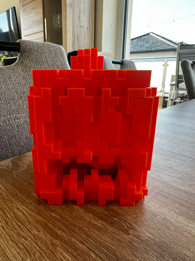 minecraft jack latern citrouille bougie lampe by nils n3dp halloween d'halloween lumière 3d print model - Mito3D