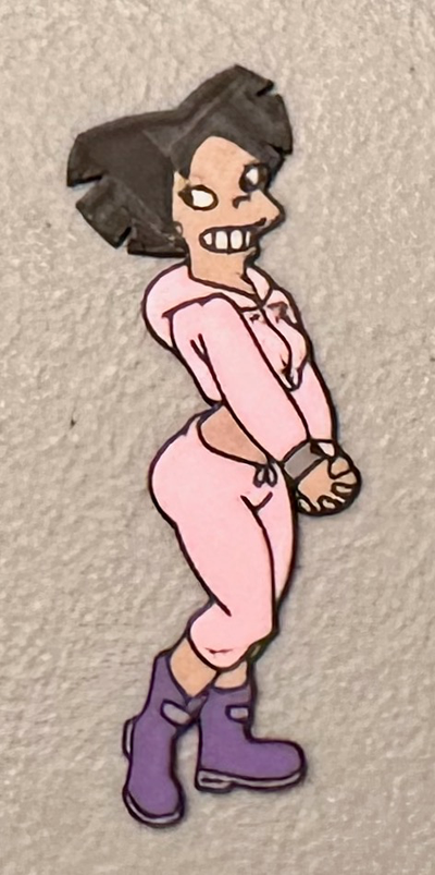 multicolor amy wong magnet by wotfan futurama 3d print model - Mito3D