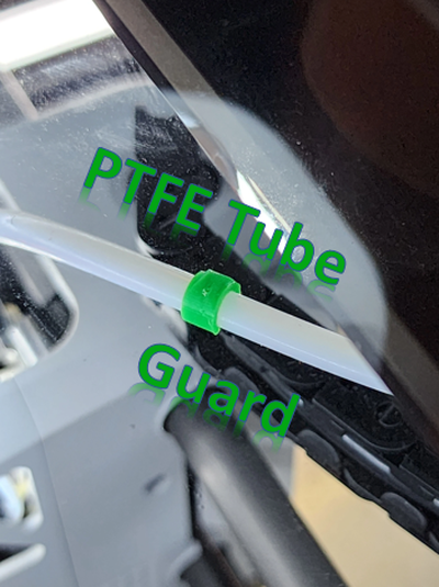 ptfe guard - print head by yeltrik designs click follow tube 3d print model - Mito3D