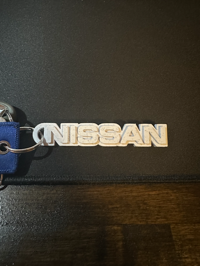 nissan keychain by jorgee key chain turbo boosted skyline 350z car cars jdm boost racing drifting drag cool swag speed fast race 3d print model - Mito3D