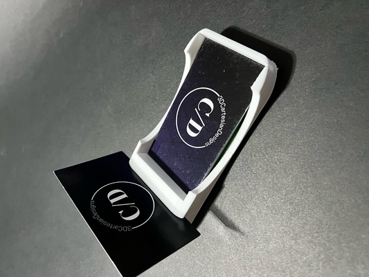 iş kart kulp destek by stevooo kartvizit sahibi basit görüntüle orijinal özel 3d 3d print model - Mito3D