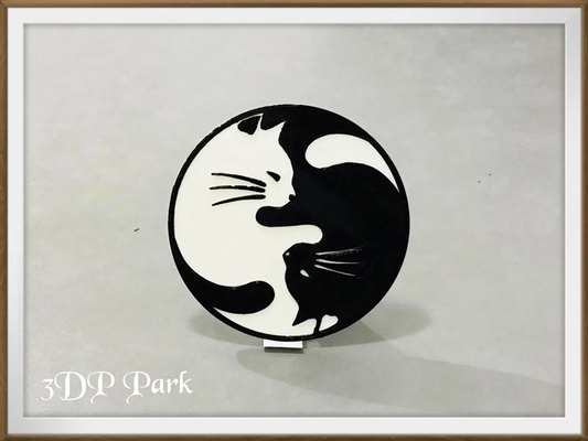 gatos bicolor remezclado by achemx 3d print model - Mito3D