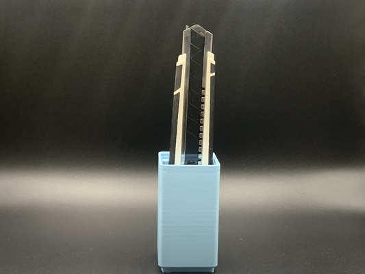 gridfinity fornido 18mm chasquido cuchillo soporte by mikos impresión mundo 3d print model - Mito3D