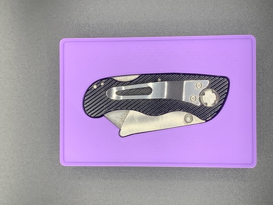 gridfinity husky pieghevole lock back utilità coltello by mikos stampa mondo organizzatore organizzazione 3d print model - Mito3D