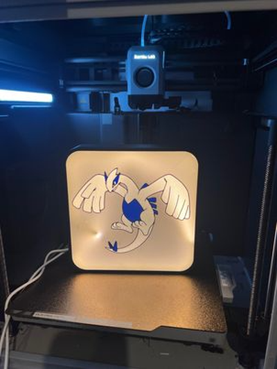 pokemon lugia lightbox by amore stampe 151 luce pokeball leggendario leggenda 3d print model - Mito3D