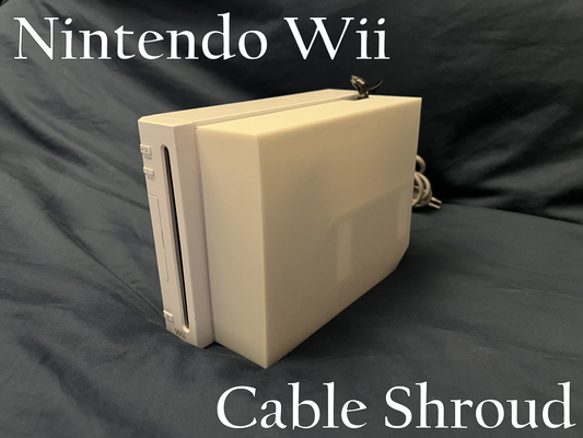 nintendo wii cable sudario by bruce cubierta cables 3d print model - Mito3D
