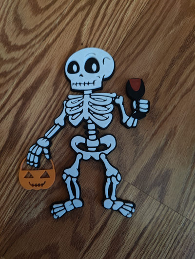 mehrfarbig skelett trick or behandeln korb wein by onkel joeys kreationen halloween dekoration multi farbe geschichtet 3d print model - Mito3D