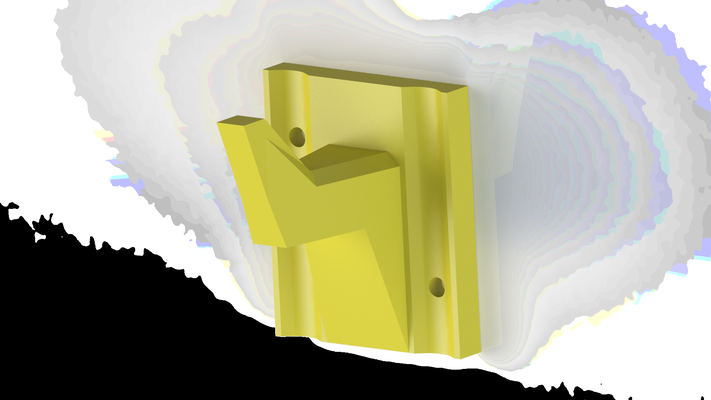 hook by doliveman hanger dustpan screw 3d print model - Mito3D