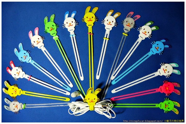 coniglietto cavo titolare supporto segnalibri portachiavi braccialetto by mingshiuan99 animale portacavi coniglio tinkercad 3d print model - Mito3D