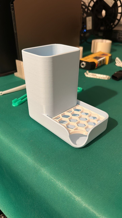 banyo küçük sabun diş fırçası kulp destek by howell aksesuar kapı telefonu bagno 3d print model - Mito3D