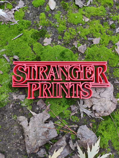 stranger - prints by geeklabs strangerthings fun print 3d 3dprint 3dprinting joke series 80s 3d print model - Mito3D