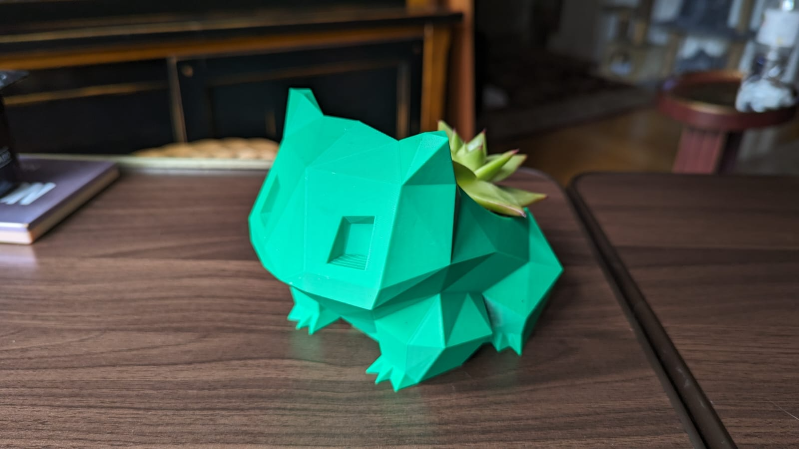 poliu bulbasauro plantador remixado by suave pokémon pobre plantar recipiente brinquedo animal água ar livre jardim flor arte bruxas assustador 3D print model - Mito3D