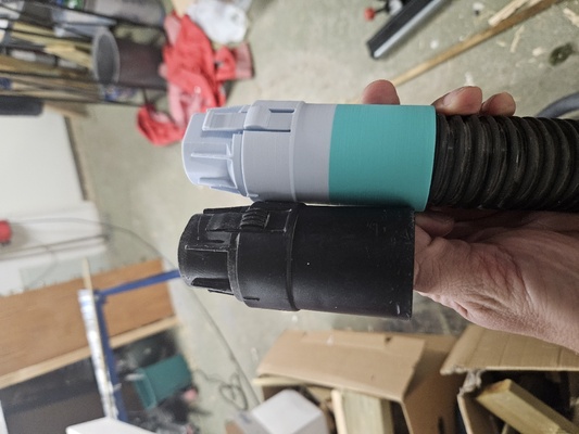 nilfisk schlauch koppler ersatz by lindh3d adapter vakuum verbinder vakuumadapter reiniger staubsauger vakuumhoseadapter vakuumdüse 3d print model - Mito3D