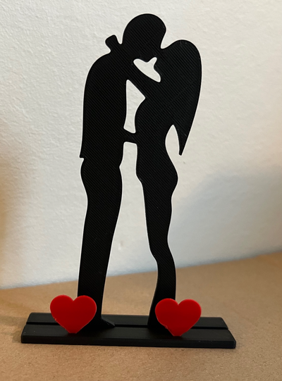 couple in love by xor-3dpr 3d print model - Mito3D