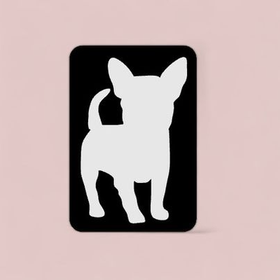 chihuahua galleta cortador by amor huellas dactilares galletas plastilina perro mascota lindo 3d print model - Mito3D