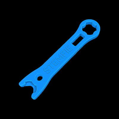 stemfie - tools fastening spanner nut by stemfie3d toy construction set stem meccano technics wrench tool toys baukasten education educational spn-tol-0004 3d print model - Mito3D