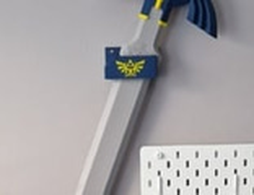 sword holder totk remixed by sebastian83laufhuette mastersword 3d print model - Mito3D