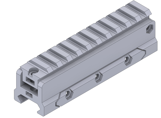 ajustable angle rail riser remixé by davidpyo 3d print model - Mito3D