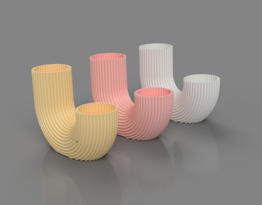 vase by markus710 blume blumenvase 3d print model - Mito3D