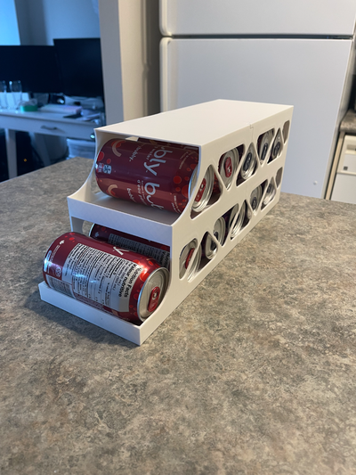 pop can dispenser by dangles kitchen soda dispencer holder fridge 3d print model - Mito3D