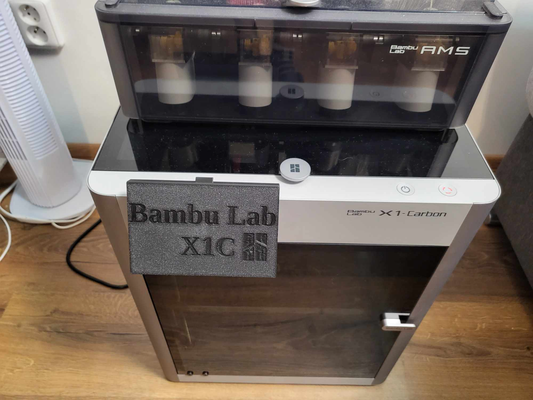 bambulabx1c display cover dust by 3d gampi bambulab bambulabx1-carbon bambulabx1carbon dustcover displaycover 3d print model - Mito3D