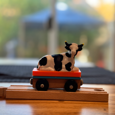 vache train voiture by mikeson ikea 3d print model - Mito3D