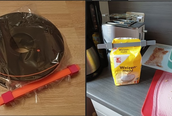 sırt çantası klips iplik or çanta by osee3d bagclip renkli renk mutfak yardımcı yardımı tuete 3d print model - Mito3D